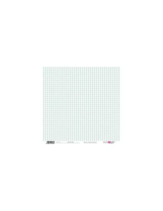 PAPEL SCRAP PFY Vichy y Lunares VERDE SUAVE