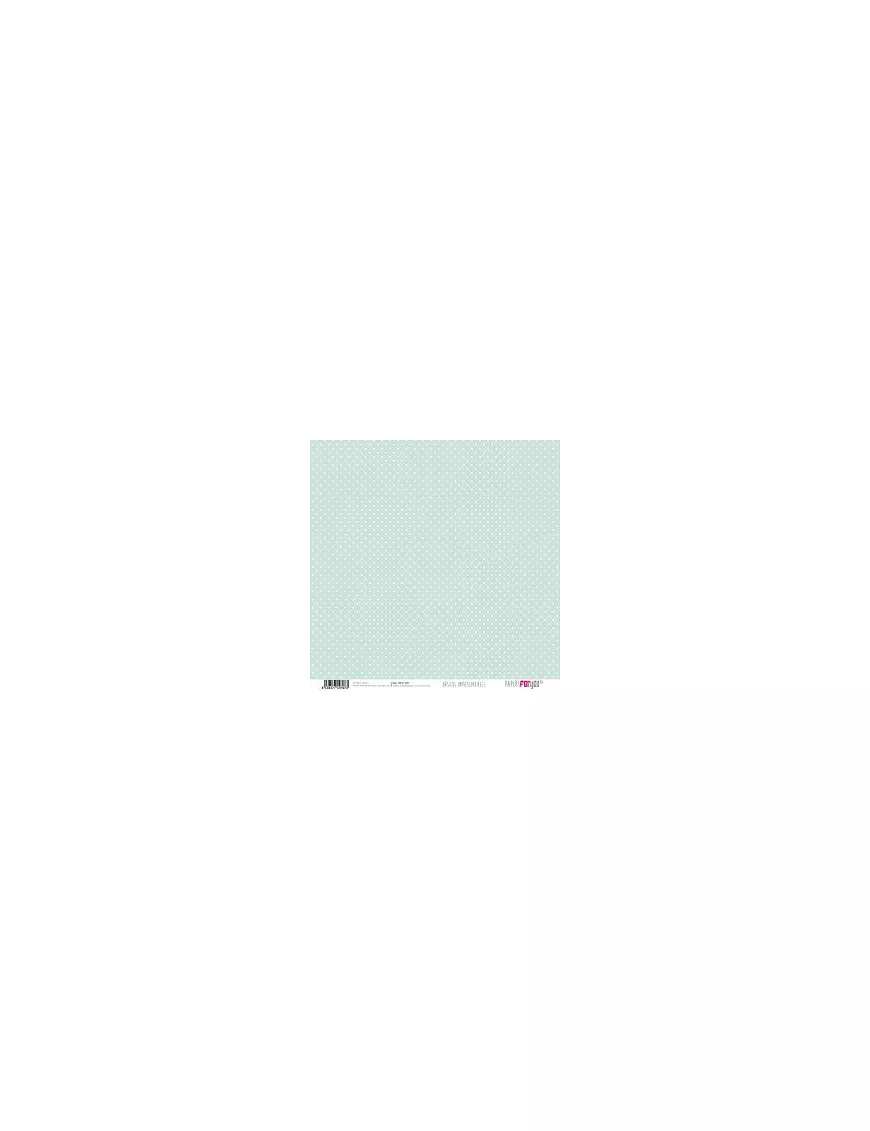 PAPEL SCRAP PFY Puntos mini  y Nubes VERDE SUAVE