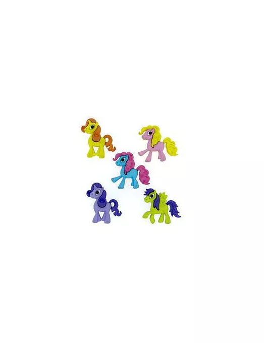 Botones PONY PARADE 5pc