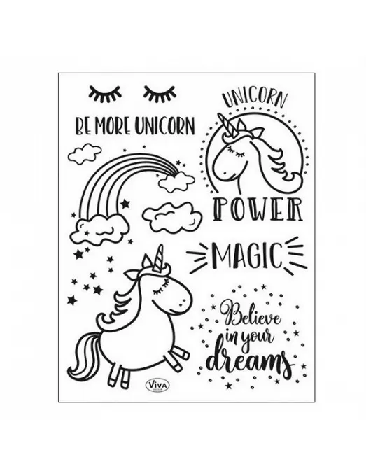 SELLO silicona VIVA DECOR Unicorn power