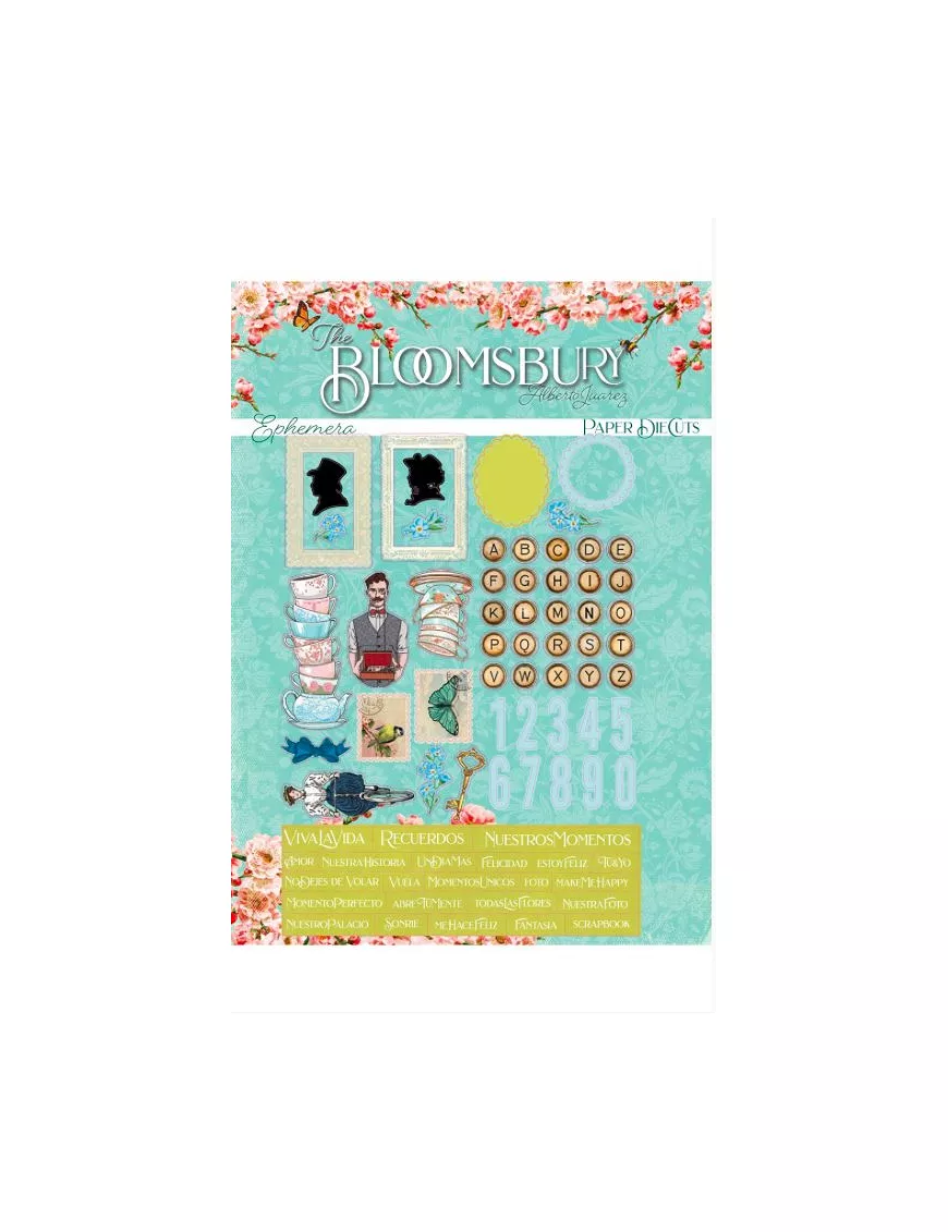 Die Cuts THE BLOOMSBURY Papel 75ud
