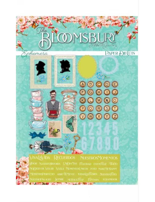 Die Cuts THE BLOOMSBURY Papel 75ud
