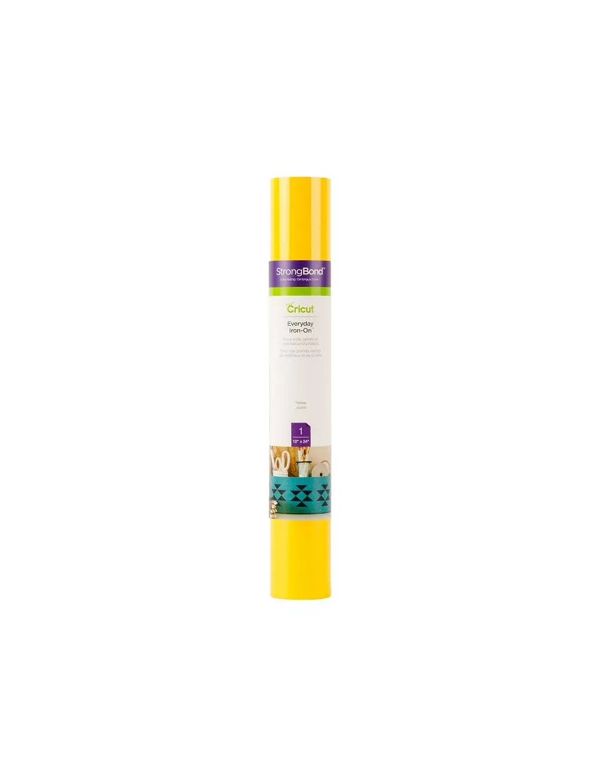 VINILO TERMOADHESIVO Amarillo 1 ud 30,5 X 61 CM