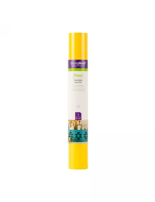 VINILO TERMOADHESIVO Amarillo 1 ud 30,5 X 61 CM