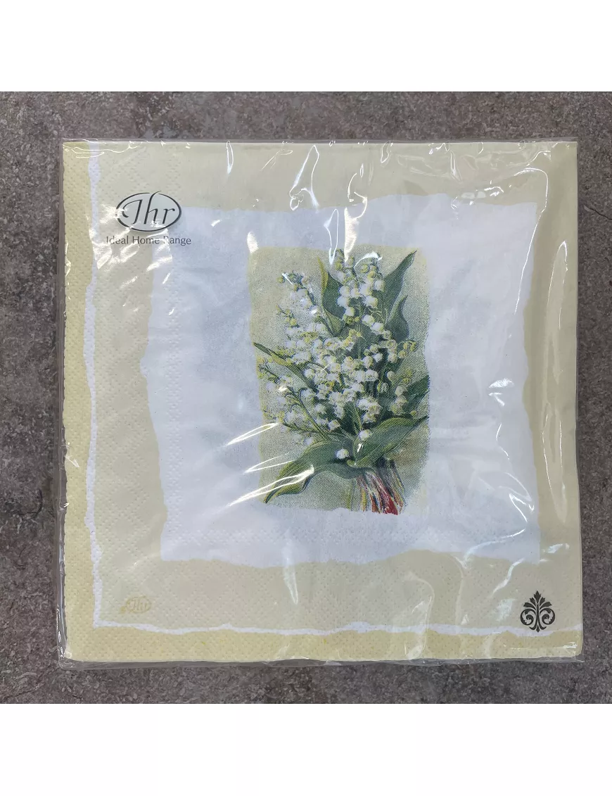 Servilletas LILY OF THE VALLEY Cream pearl