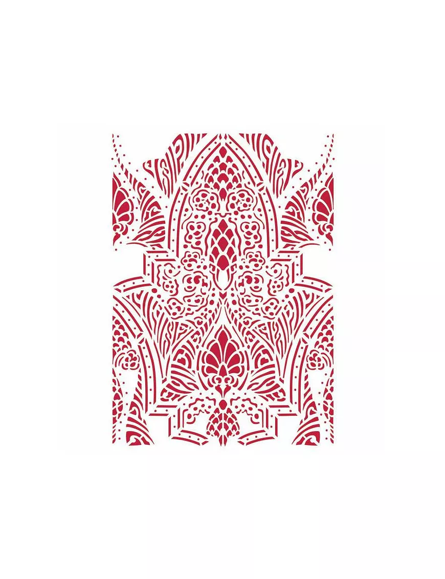 STENCIL Stamperia 21x29,7cm ROMANTIC HORSES Silla de Montar Patrón