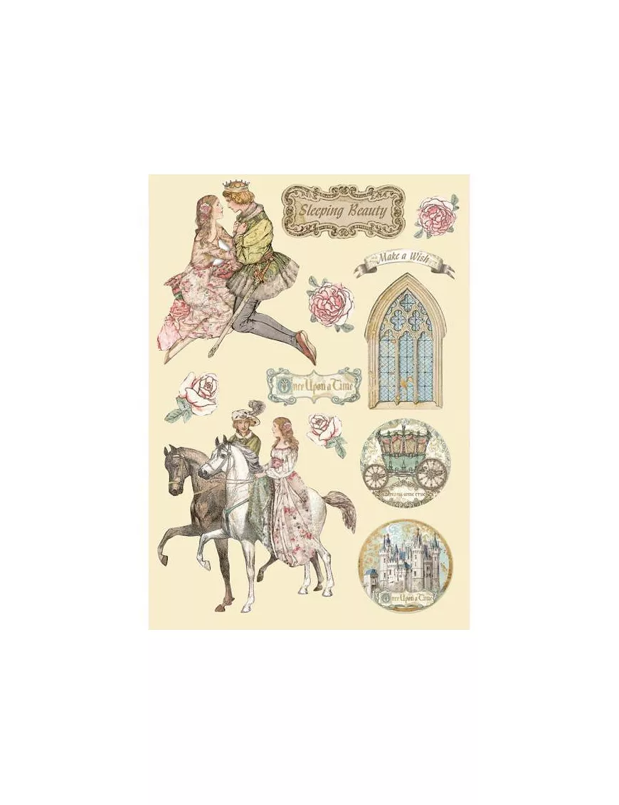 SILUETAS DE MADERA COLORES A5 Sleeping Beauty