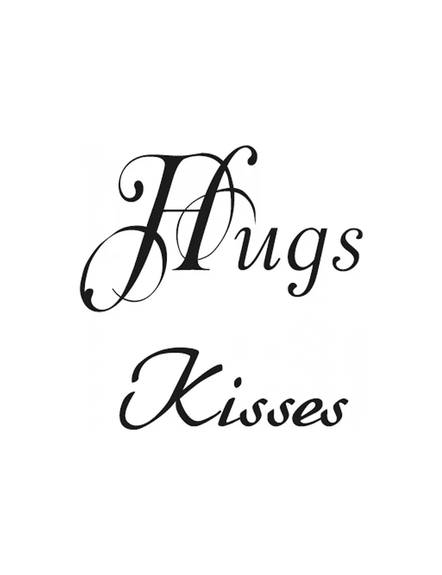 SELLO MARIANNE DESIGN CLEAR STAMPS HUGS/KISSES UK